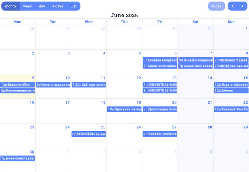 Calendar week